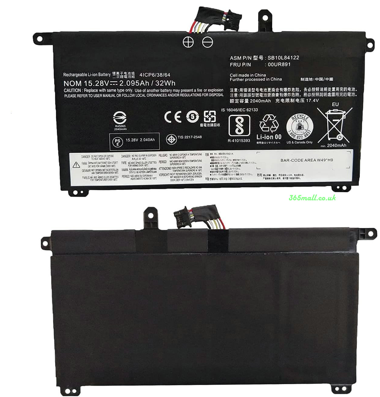 Li-ion Battery for Lenovo ThinkPad T580  