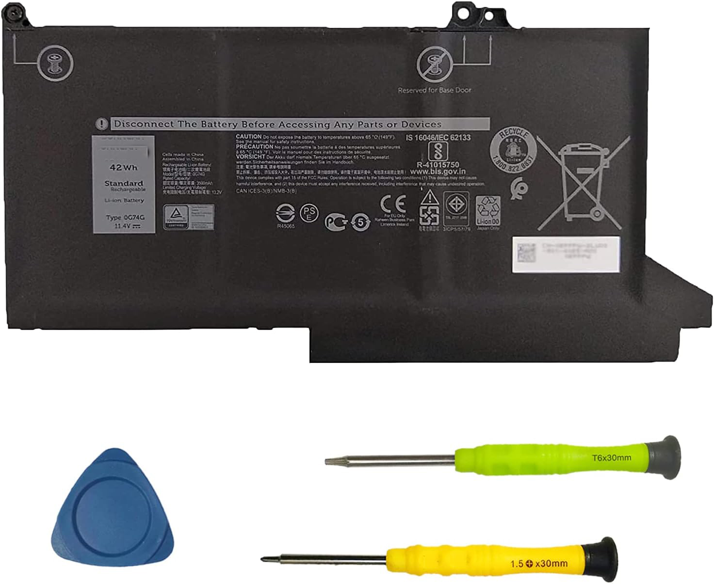 battery for DELL p96g01